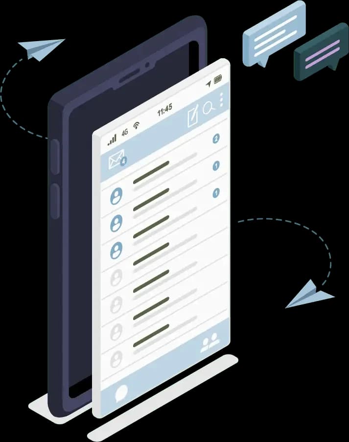 Customer details captured on a phone during a call